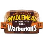 Warburtons Medium Wholemeal Bread 400g