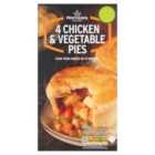 Morrisons 4 Chicken & Vegetable Pies 600g