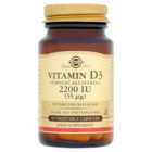 Solgar Vitamin D3 Vegetable Capsules 2200IU 50 per pack