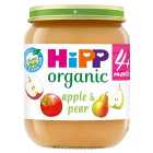 HiPP Organic Apple and Pear 100% Fruit Baby Food Jar 4+ Months 125g