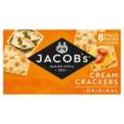 Jacob's Original Cream Crackers 8 x 2 Crackers Snack Packs 185g