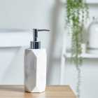 Marble Effect Resin Soap Dispenser