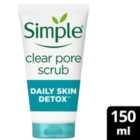 Simple Clear Pore Polisher Face Scrub 150ml