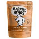 Barking Heads Top Dog Turkey Wet Dog Food Pouch 300g