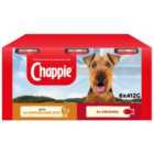 Chappie Adult Wet Dog Food Tins Favourites In Loaf 6 x 412g