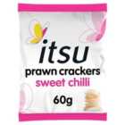 Itsu sweet chilli prawn crackers sharing bag 60g