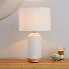 Bibi Ceramic White Table Lamp