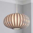 Elements Monte Grey Easy Fit Pendant Shade