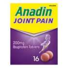 Anadin Joint Pain Relief Ibuprofen 200mg Tablets 16 per pack