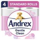 Andrex Gentle Clean Toilet Roll 4 per pack
