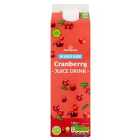 Morrisons No Added Sugar Cranberry Juice Drink 1L