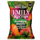 EMILY Veg Crisps Rainbow Roots Sweet Potato, Carrot & Beetroot 30g