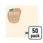 Cream Compostable Paper Napkins 50 per pack