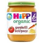 HiPP Organic Spaghetti Bolognese Baby Food Jar 6+ Months 125g