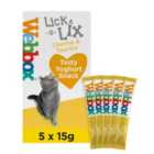Webbox Lick-E-Lix Yoghurt With Cheese & Taurine 5 x 15g