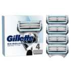 Gillette SkinGuard Sensitive Razors For Men 4 Refill Razor Blades 4 per pack