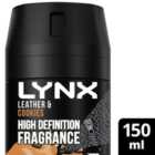 Lynx Collision Leather + Cookies Body Spray For Men 150ml