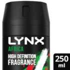 Lynx Africa Body Spray Deodorant 250ml
