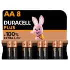 Duracell Plus AA Alkaline Batteries LR6 8 per pack