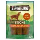 Adventuros Sticks Dog Treat Buffalo Flavour 120g
