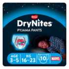 Huggies Drynites Pyjama Pants Marvel 3-5Yr 10 per pack