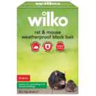 Wilko Rat and Mouse Bait and Kill Weatherproof Blocks 20 x 10g