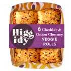 Higgidy Vegetarian Cheddar & Onion Chutney Veggie Rolls, 160g