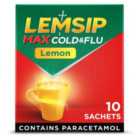 Lemsip Max Cold & Flu Lemon Powder for Oral Solution 10 Sachets 10 per pack