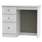 Ready Assembled Berryfield 3-Drawer Dressing Table - Gloss White