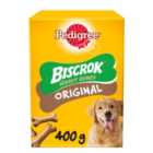 Pedigree Biscrok Gravy Bones Adult Dog Treats Original Biscuits 400g