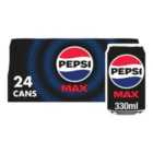 Pepsi Max No Sugar Cola Cans 24 x 330ml