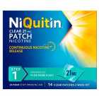 NiQuitin Clear Patch - Step 1 21mg, 14 Nicotine Patches - Stop Smoking Aid 14 per pack