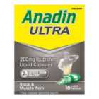 Anadin Ultra Ibuprofen Pain Relief Liquid Capsules 16 per pack