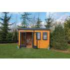 Shire Double Glazed Timber Apex Garden Office - 12 x 7ft