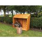 Shire Large Overlap Timber Dip Treated Log Store - 5 x 2ft
