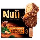 Nuii Salted Caramel & Australian Macadamia Ice Cream Stick 3 x 90ml