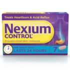 Nexium Control Heartburn Relief Indigestion & Acid Reflux Tablets 7 per pack