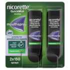 Nicorette QuickMist Mouthspray Freshmint (Stop Smoking Aid) 2 per pack