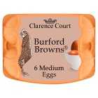 Clarence Court Burford Brown Medium Eggs, 6s