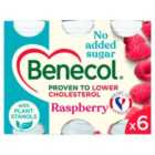 Benecol Raspberry No Added Sugar Yogurt Drink 6 x 67.5g