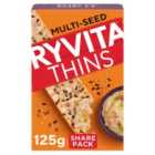 Ryvita Thins Multi-Seed Flatbread Crackers 125g