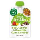 Little Freddie Beef Coconut Curry Organic Pouch , 7 months+ 130g