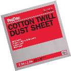 ProDec 3.7 x 2.7m (12x9ft) Cotton Dust Sheet (Floor)