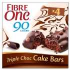 Fibre One 4 Triple Choc Cake Bars 4 x 25g