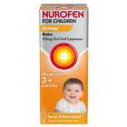Nurofen for Children Baby Orange Oral Suspension 3+ months Ibuprofen 100ml