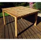 Charles Taylor 8 Seater Square Wooden Dining Table