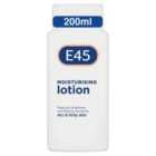 E45 Moisturiser Lotion, body, face and hands lotion For Very Dry Skin 200ml