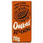 Ombar 72% Cacao Organic Vegan Fair Trade Dark Chocolate 70g