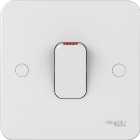 Lisse 50 Amp 1 Gang Double Pole Switch with LED - White