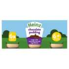 Heinz By Nature Chocolate Pudding Baby Food Jar 6+ Months 6 x 120g